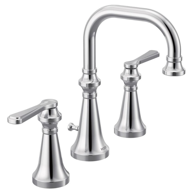 View 2 of Moen TS44102 Moen TS44102 Colinet Two Handle Widespread Lavatory Faucet - Chrome
