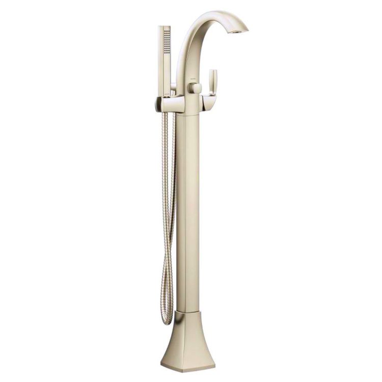 Moen 695NL Voss Floor Mount Tub Filler - Polished Nickel