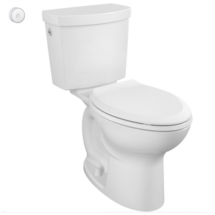 American Standard 215aa 709 020 Cadet White Elongated Touchless Toilet Less Seat - How To Remove A Toilet Seat American Standard