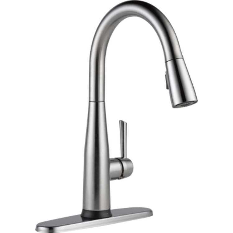 View 4 of Delta 9113TV-AR-DST Delta Essa Single-Handle Pull-Down Faucet, Arctic Stainless - 9113TV-AR-DST