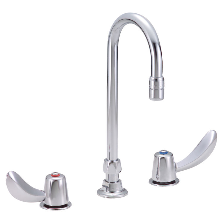 Delta 23C622 DELTA 23C622 COMMERCIAL TWO HANDLE GOOSENECK LAV FAUCET CHROME