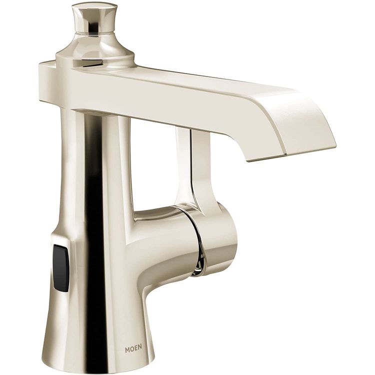 Moen Flara Single-Handle High Arc Lavatory Faucet with MotionSense - Nickel  (S6981EWNL)