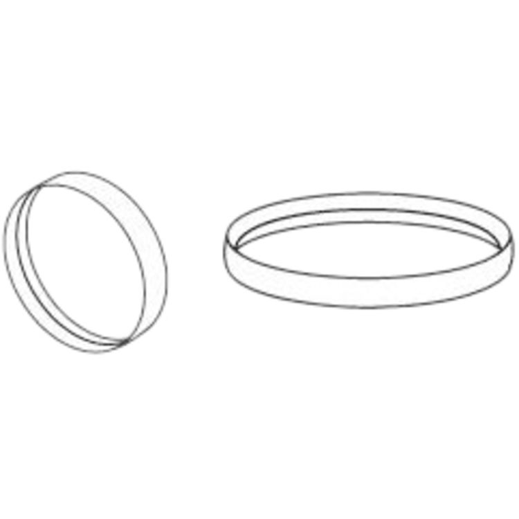 View 2 of Sloan 332045 Sloan CR-132-A Handle and Cover Trim Ring for Crown II - Chrome (0332045)