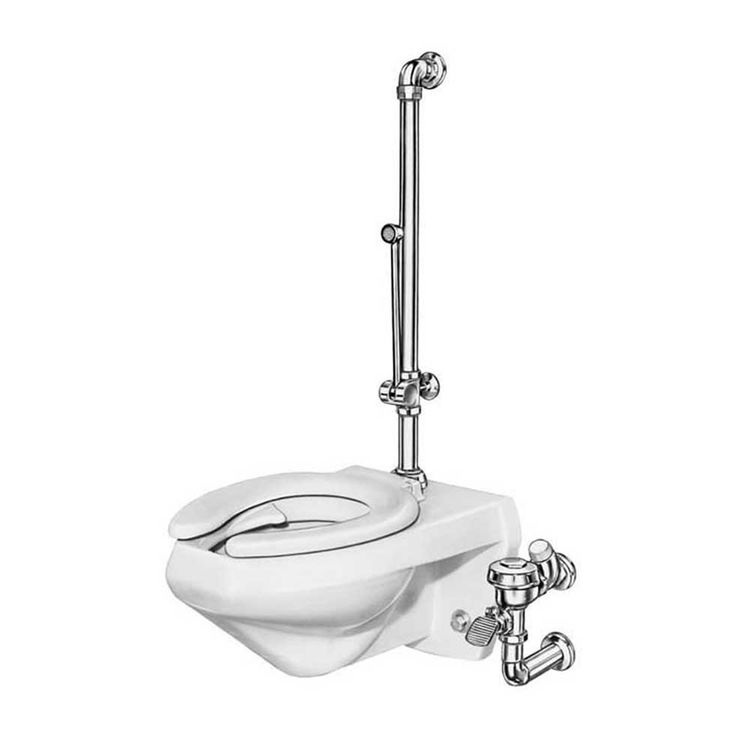 Sloan 3017126 Sloan Royal BPW 1040-1.6 Exposed Manual Specialty Water Closet Bedpan Washer Flushometer (3017126)