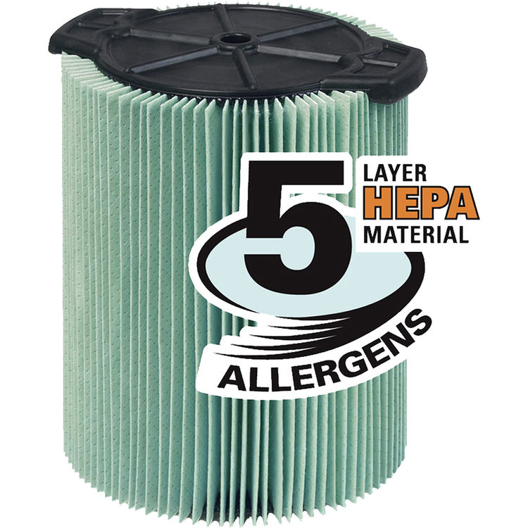 Ridgid VF6000 HEPA Material, 5-Layer Allergen Filter - 97457