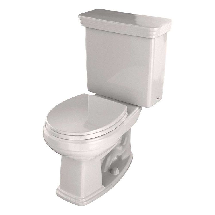 View 5 of Toto CST423SF#03 TOTO Promenade Two-Piece Round 1.6 GPF Universal Height Toilet, Bone - CST423SF#03