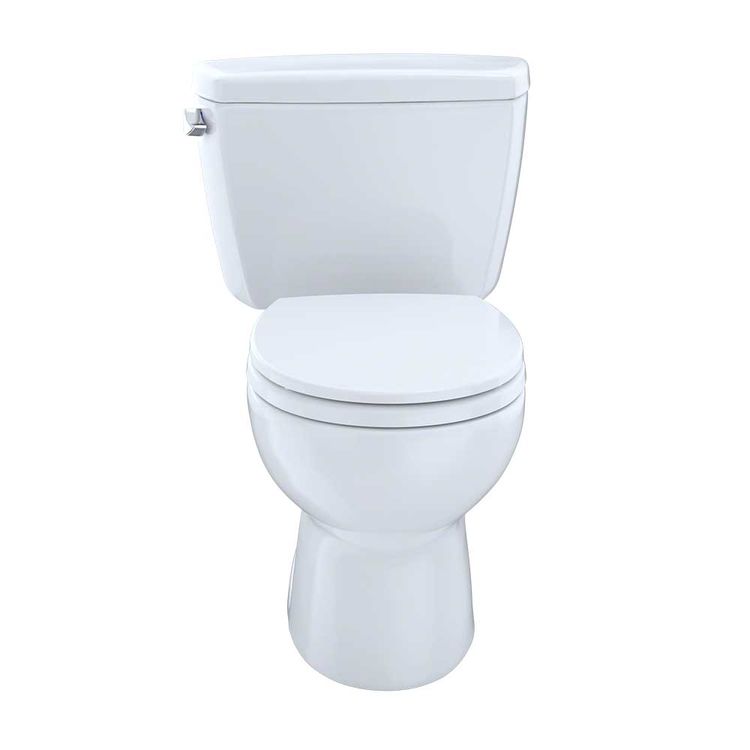View 3 of Toto CST743SD#01 TOTO Drake Two-Piece Round 1.6 GPF Toilet with Insulated Tank, Cotton White - CST743SD#01