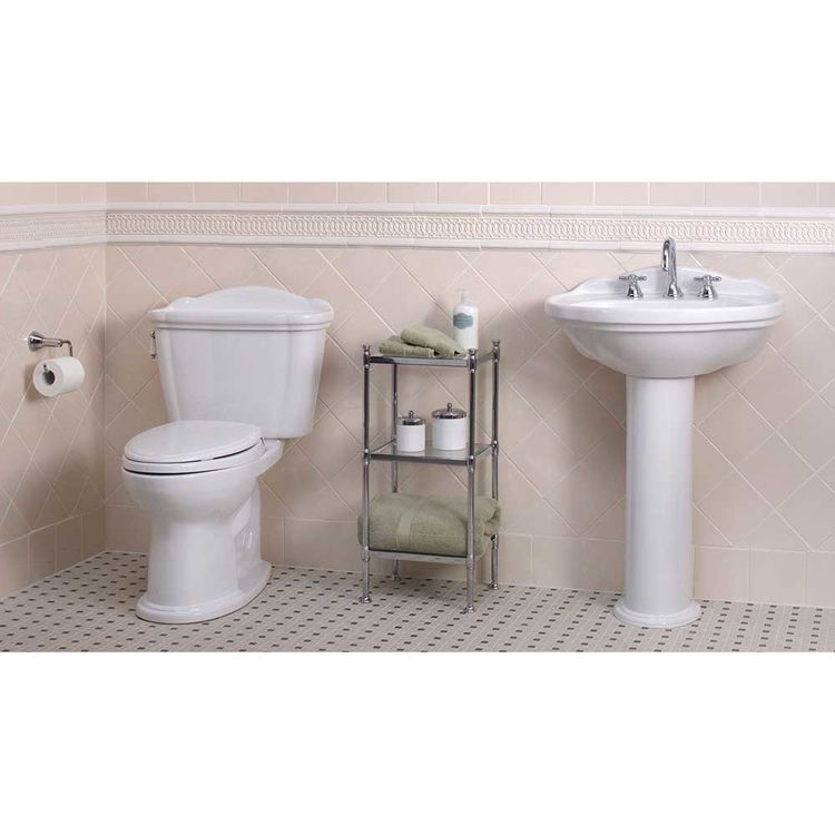 View 8 of Toto CST754EF#03 Toto Eco Dartmouth Two-Piece Elongated 1.28 GPF Universal Height Toilet, Bone - CST754EF#03