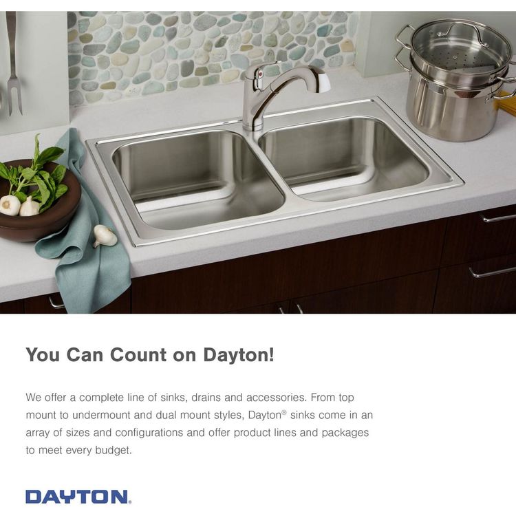 Dayton Stainless Steel 15 X 15 X 5 3 16 Single Bowl Drop In