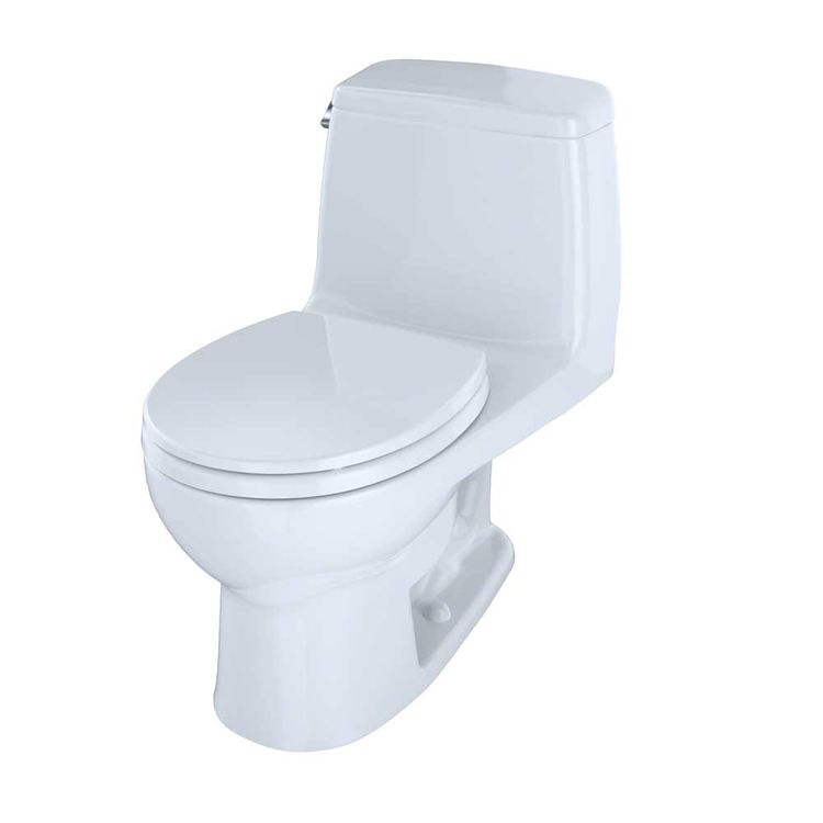 Toto UltraMax One-Piece Round Bowl 1.6 GPF Toilet, Cotton ...