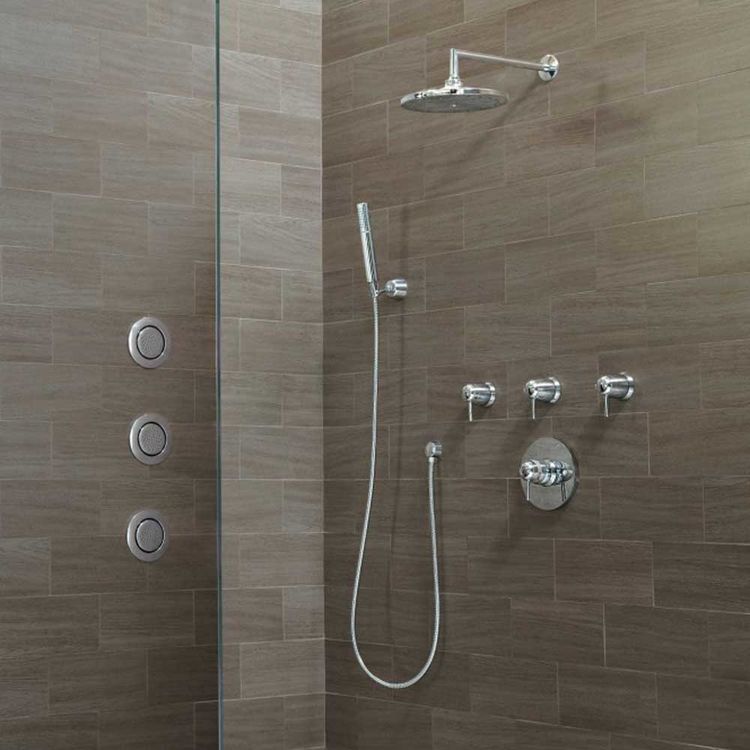 Moen S110BN 14" Brushed Nickel Arris Shower Arm and Flange