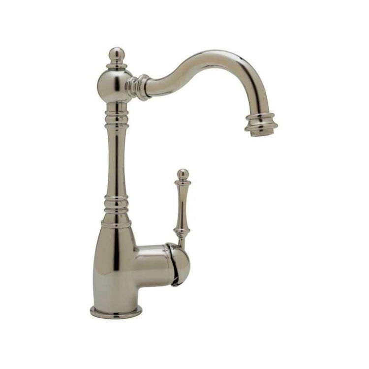 Blanco 440677 Satin Nickel Grace SingleHole Bar Faucet, 2.2 GPM