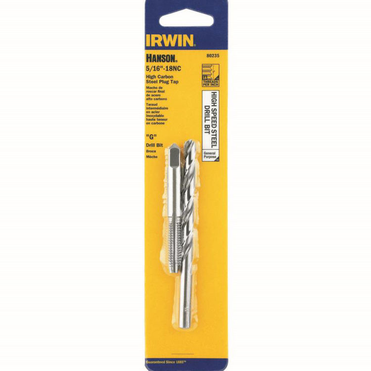 View 3 of Irwin 80235 Irwin 80235 5/16-Inch to 18 NC Tap and Letter G Drill Bit Set