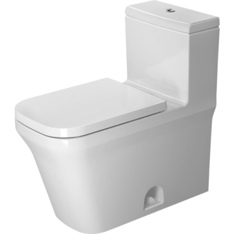 Duravit 2175010085 Duravit 2175010085 P3 Comforts Single Flush/Dual Flush One-Piece Floor Mounted Rimless Elongated Toilet - White