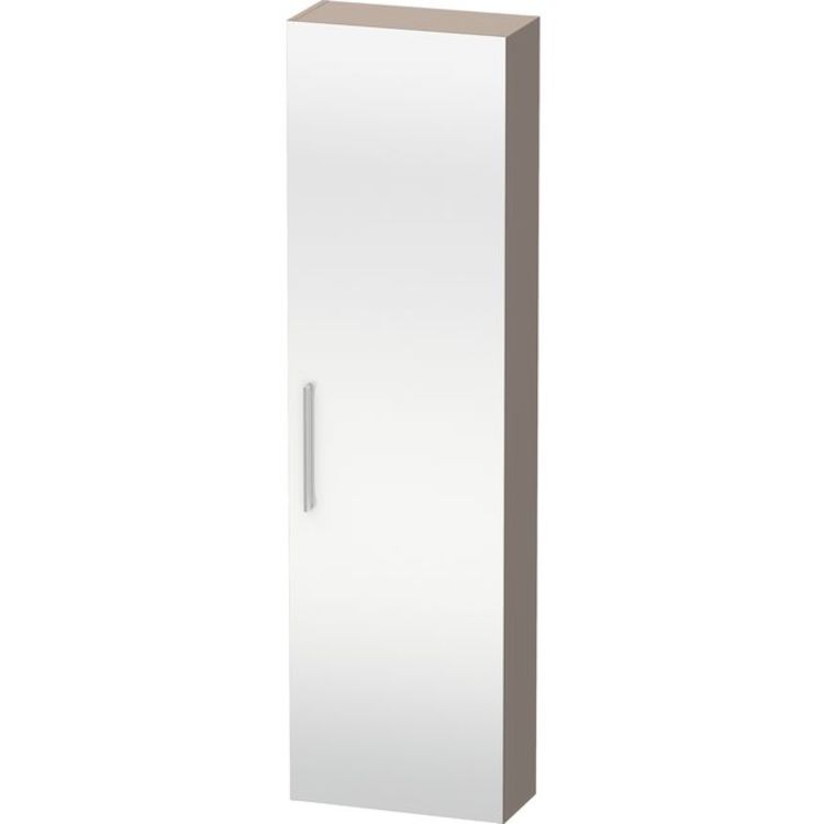 Duravit Ve1175r4343 Vero 9 Wall Mount Tall Linen Cabinet With One Double Sided Mirror Door Basalt Matte Decor Duravit Ve1175r4343 Vero 9 Wall Mount Tall Linen Cabinet With One Double Sided Mirror Door Basalt Matte Decor