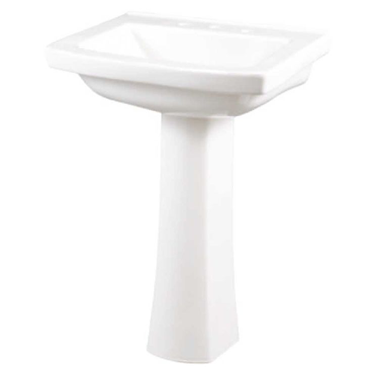 Gerber 22519 Blaze 8" Centers Standard Pedestal Bathroom Sink