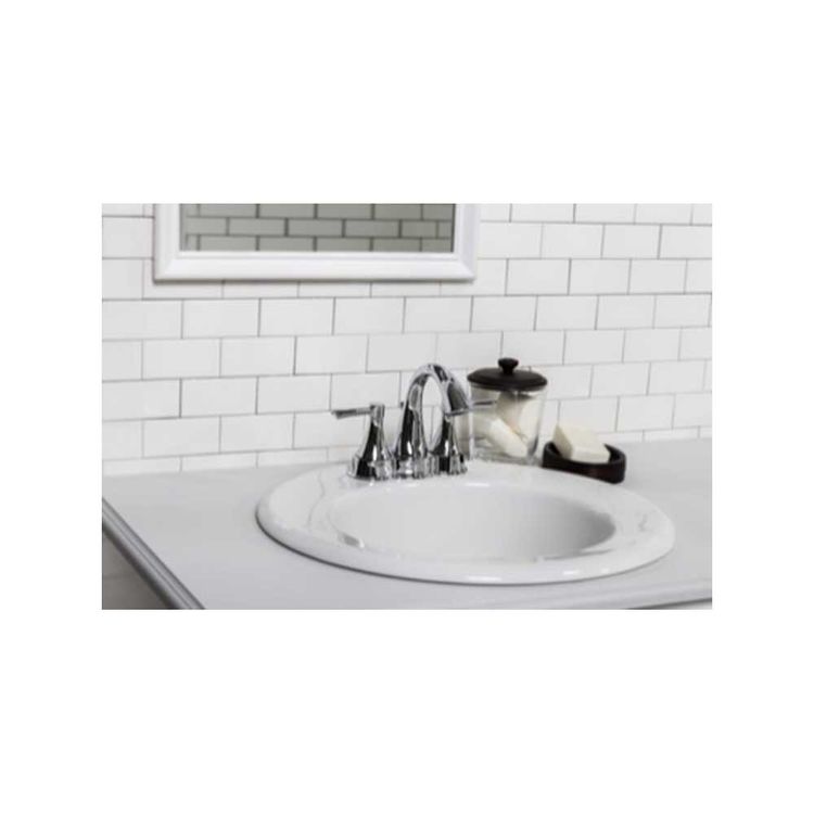 Gerber 12 4 Ch Maxwell Oval 4 Centers Self Rimming Bathroom Sink