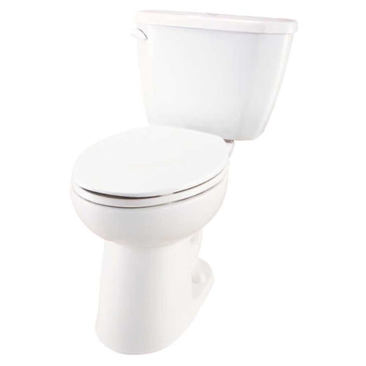 gerber vp 21 viper white two piece elongated ergoheight toilet