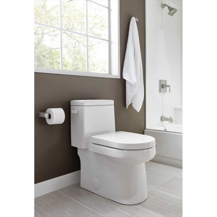 Gerber 21221 Wicker Park 1.28 gpf 12" RoughIn OnePiece Elongated ErgoHeight Toilet
