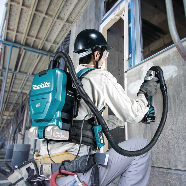 View 5 of Makita XCV05Z Makita XCV05Z 18V X2 LXT Lithium-Ion (36V) Brushless Cordless 1/2 Gallon HEPA Filter Backpack Dry Dust Extractor/Vacuum, Tool Only