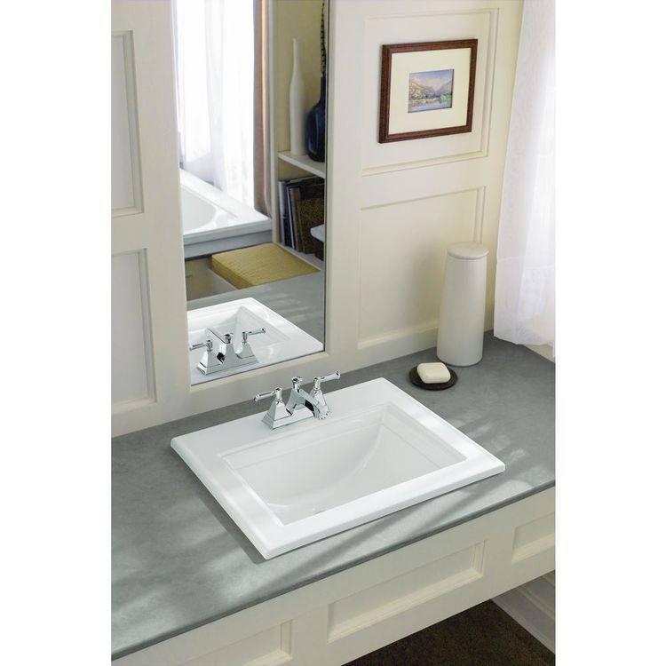Kohler K 2337 4 0 Memoirs Stately Drop In Bathroom Sink W