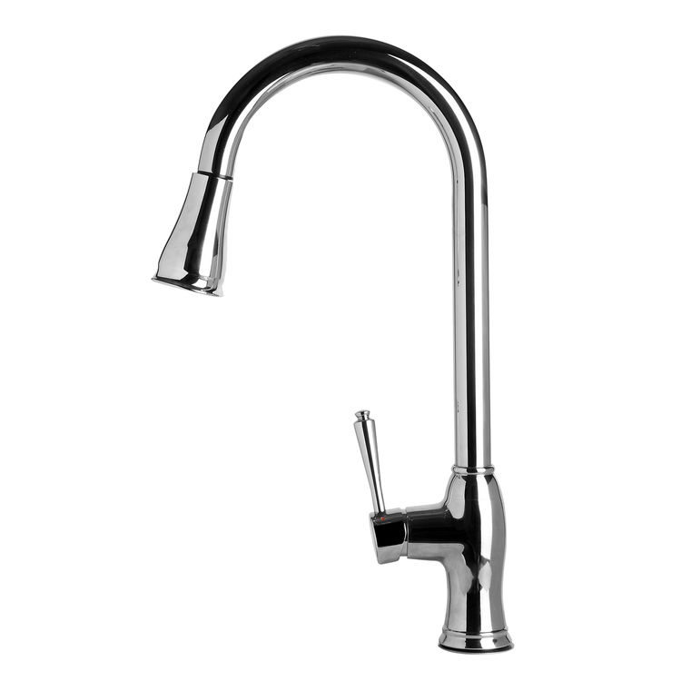 View 5 of Alfi AB2043-PSS ALFI AB2043-PSS Pull-Down Polished Stainless Steel Kitchen Faucet