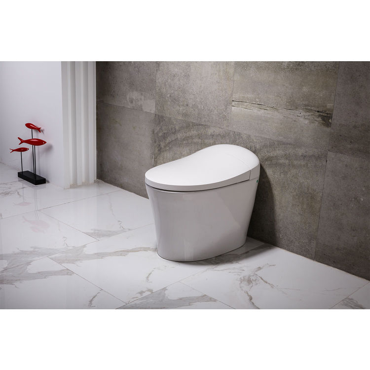 View 4 of Trone Plumbing FETBCERN-12.WH Trone Fountina Smart Electronic Bidet Toilet in White, FETBCERN-12.WH