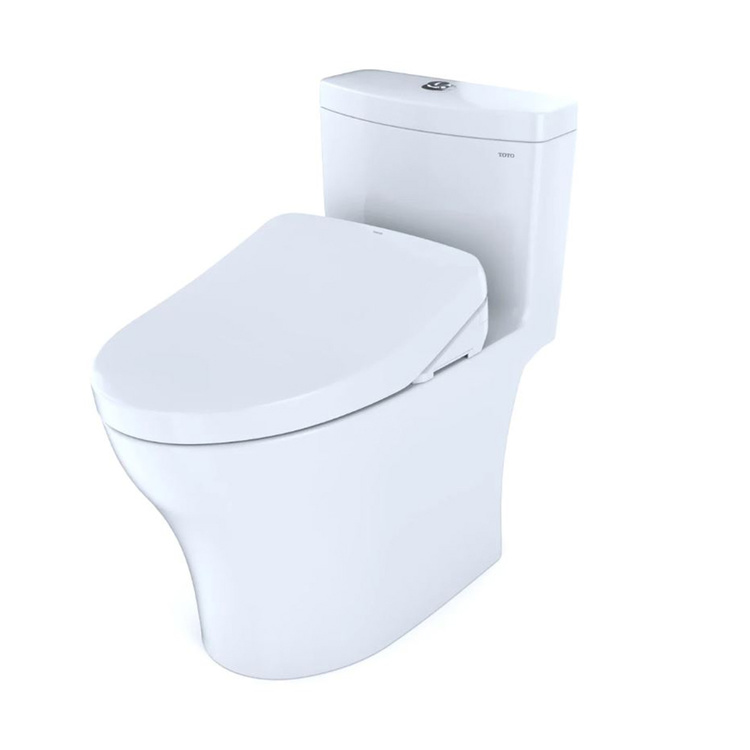 TOTO WASHLET+ Aquia IV One-Piece Elongated Dual Flush 1.28 ...