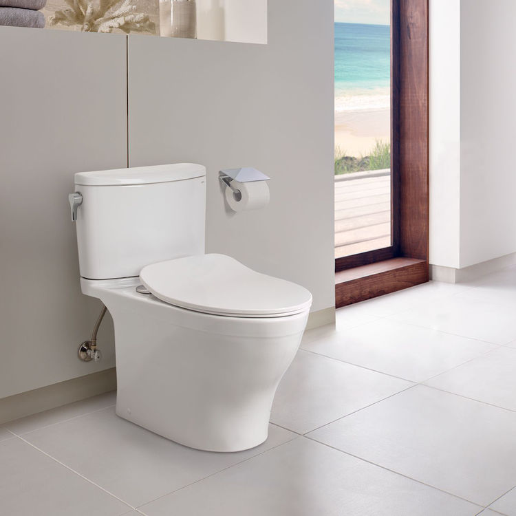 View Of Toto Ms Cefg Toto Nexus Two Piece Elongated Gpf Universal Height Toilet