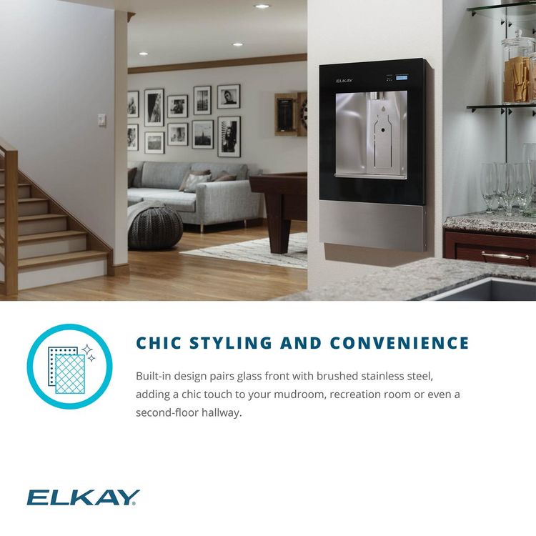Elkay ezH2O Liv Builtin Filtered Water Dispenser, Remote Chiller