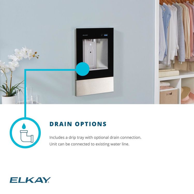 Elkay ezH2O Liv Builtin Filtered Water Dispenser, Remote Chiller