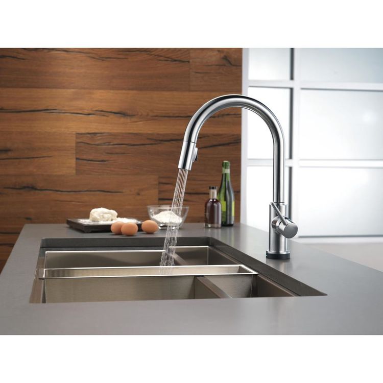 Delta 9159TV-AR-DST Trinsic One-Handle Pulldown Kitchen ...