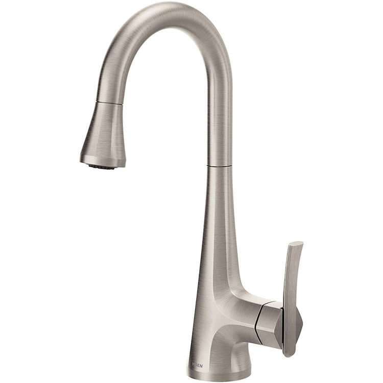 View 6 of Moen S6235SRS Moen S6235SRS Sinema One-Handle Pulldown Bar Faucet - Stainless