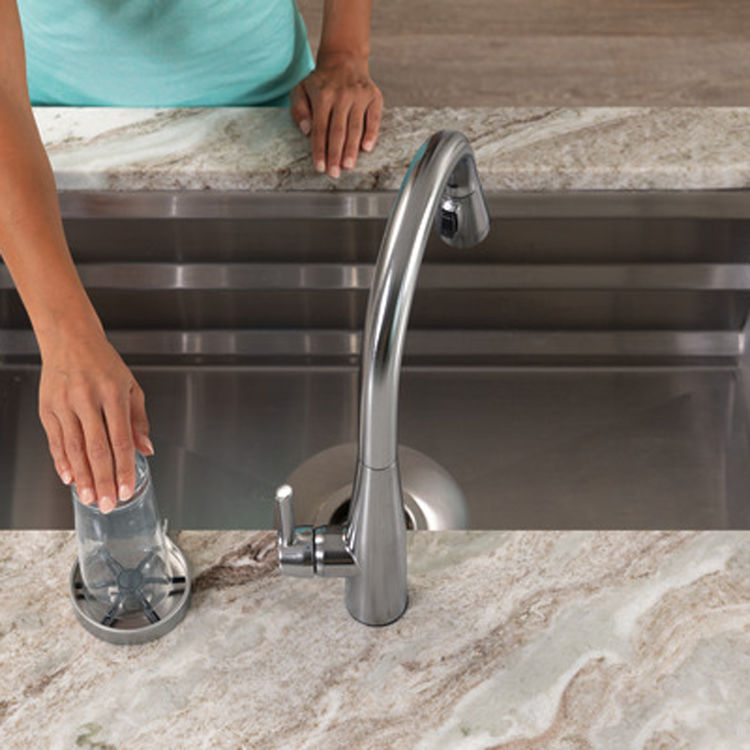 Delta GR250AR Metal Glass Rinser Arctic Stainless PlumbersStock