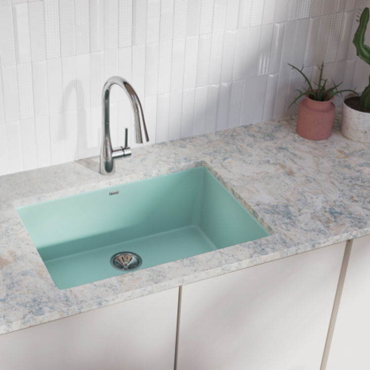 Elkay Quartz Luxe Single Bowl Undermount Sink - Mint Creme (ELXRU13322MT0)