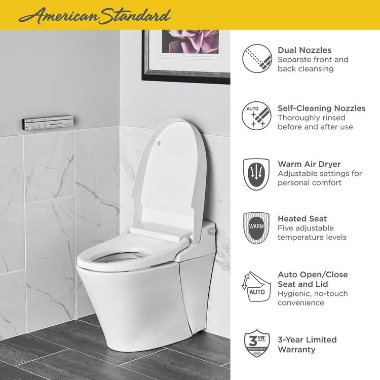 American Standard 297AA204291 Advanced Clean 100 SpaLet Bidet Toilet