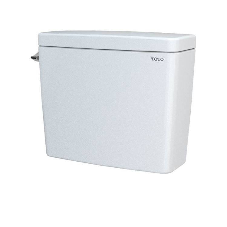 TOTO 21 Drake Toilet Tank and Cover, 1.6 gpf with CeFiONtect, Cotton White  - ST776SA#01