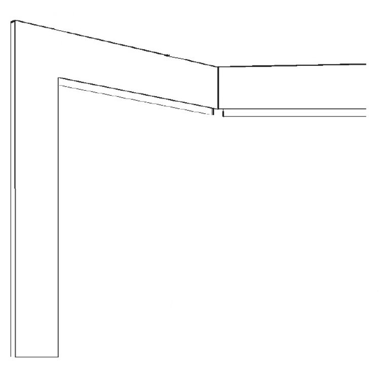 Swanstone TK00105TP.130 Swanstone TK-105-TP-130 Ice Wall Panel for 72-96 Walls