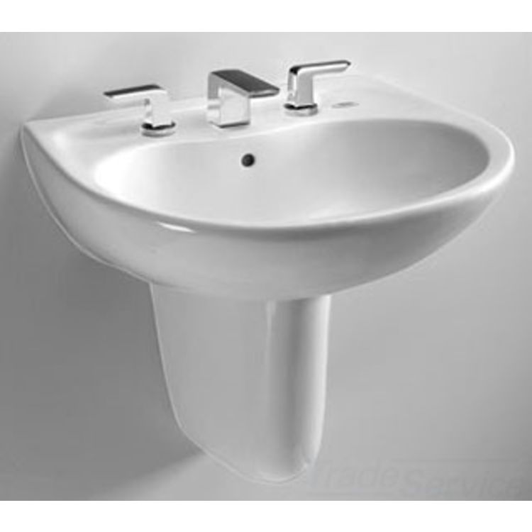 Toto LHT242.8G#01 Toto LHT242.8G Cotton White Prominence Wall Mount Lavatory 8