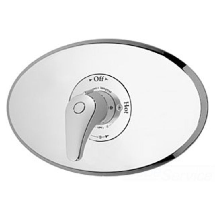 Symmons D862LROP Chrome Temptrol Series Temptrol Tub/Shower Valve