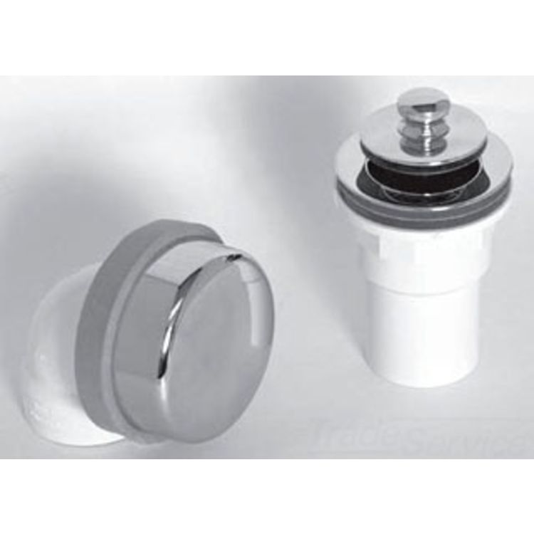 Watco 916-PP-PVC-WH Watco 916-PP-PVC-WH Innovator PVC Push Pull White Spigot Half Kit with Adapter