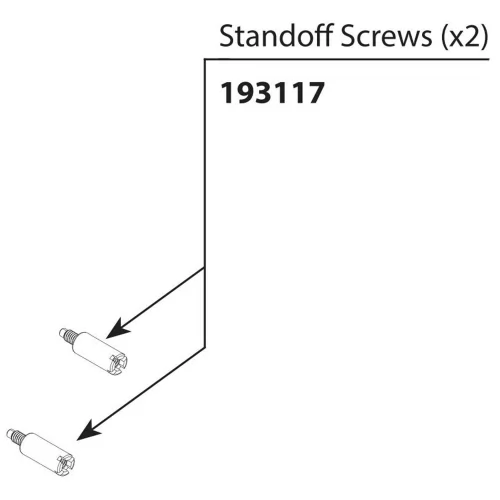MOEN 193117 STANDOFF SCREW KIT, POSI & 3F