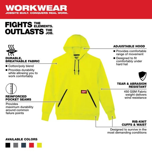 Milwaukee heavy duty hoodie hot sale