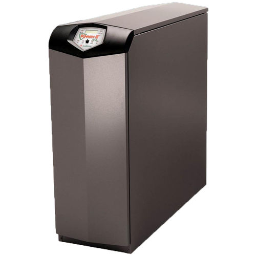 Lochinvar Knight XL High Efficiency Natural Gas Boiler - 501000 BTU, 1in  Gas Connection, 1-1/2in Water Connection, 4in Air inlet, 4in Vent, SMART  SYSTEM Digital Operating Control - KBN501