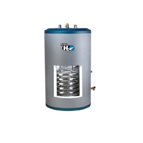 Dunkirk H2OI50DK H2O Single Coil Indirect Water Heater, Stainless Steel,  Standard, 50 Gallon Capacity, 132800 Output
