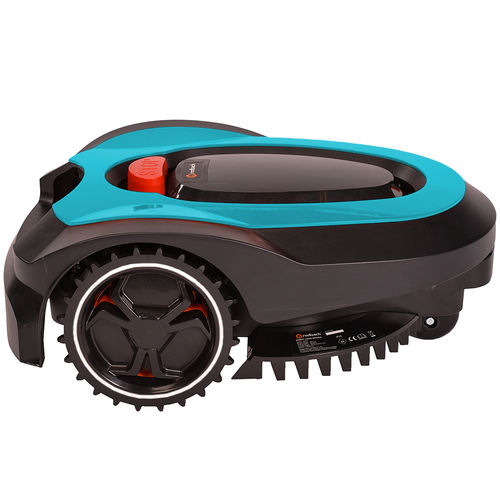 MowRo RM18 BLUE 28V Robot Lawn Mower with Install Kit and 2.0