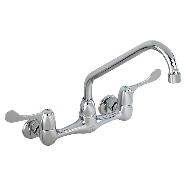 DELTA 28P4202LF COMMERCIAL WALL MOUNT KITCHEN FAUCET ...