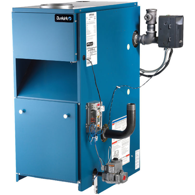 Dunkirk WPSB-4D Series II Boiler w/ Draft Diverter w/ Taco Pump, Natural Gas,  112.5 MBH In, 94 MBH Out, 6 Flue (WPS411203210203)