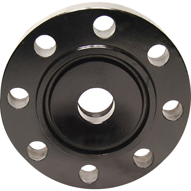 8 Inch Blind Flange with 2 Inch Tap, Ductile Iron Construction