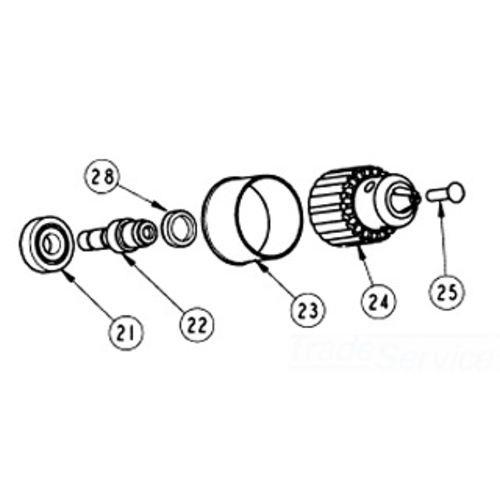 Milwaukee chuck hotsell retaining screw